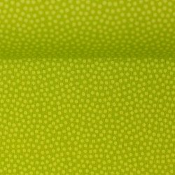 Baumwolle - Dotty kiwi grün